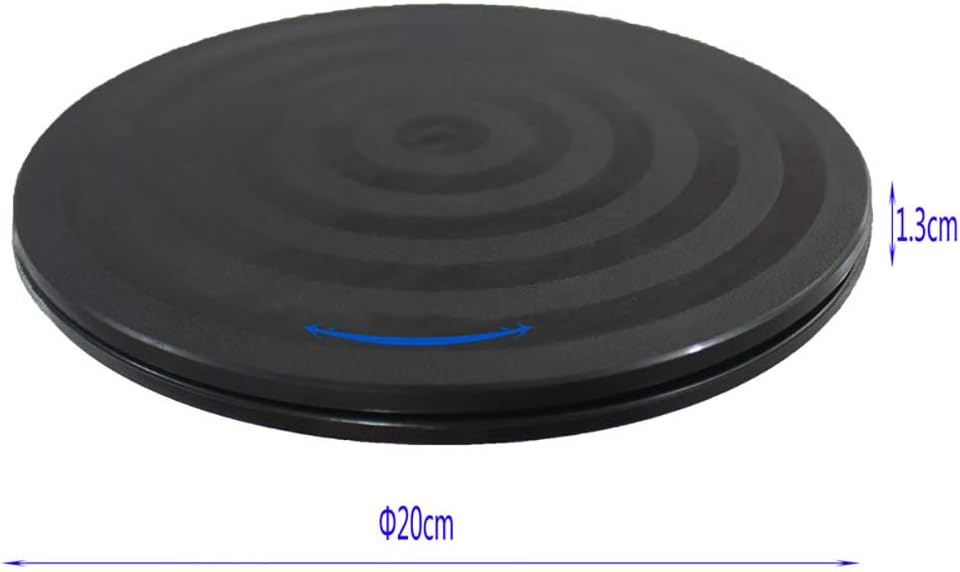 Mini bonsái base giratoria acero inox 360grados negro 8"