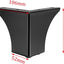 4 Pzas Patas Metal Negro Resistente para Muebles