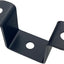4 Abrazaderas Cuadradas 1.5x1.5pulg Soporte Metal Negro