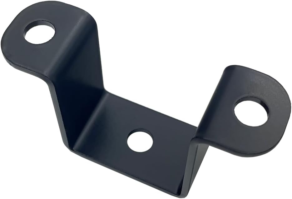 4 Abrazaderas Cuadradas 1.5x1.5pulg Soporte Metal Negro