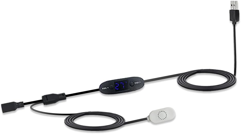 Enchufe USB termostato 32-140°F sonda magnética ventilador
