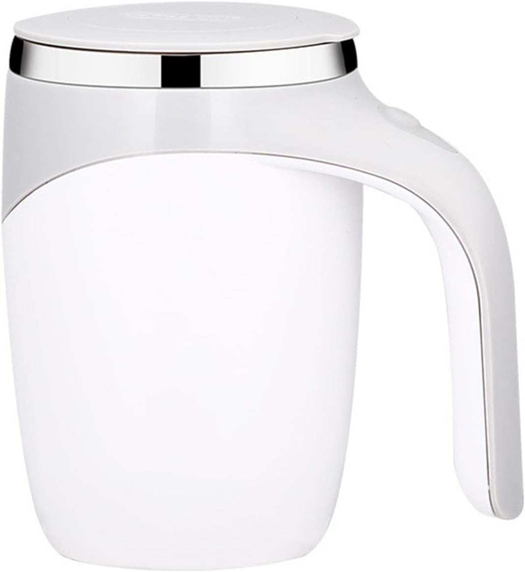 Taza autoagitadora de acero inoxidable para chocolate caliente, moca y matcha