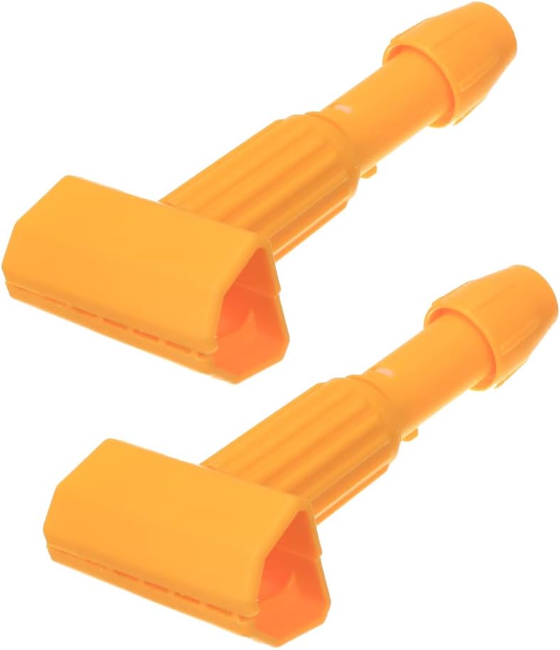Abrazaderas trapeador mango cambio rápido soporte amarillo
