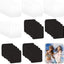 20 piezas acrílico transparente y 20 imanes sublimación blanca 1.6 x 1.6 pulgadas hojas magnéticas para nevera