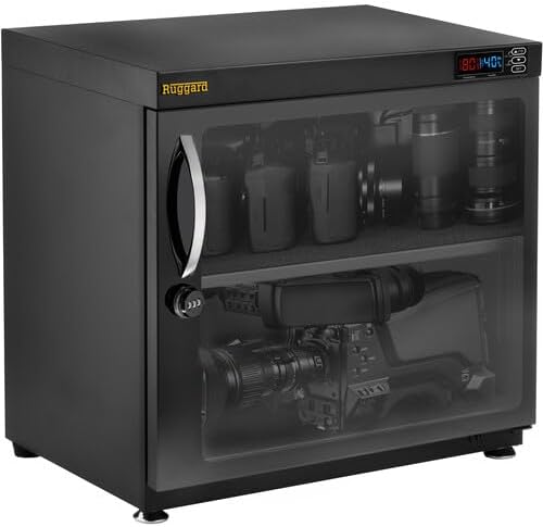 Gabinete seco electrónico 80L color negro