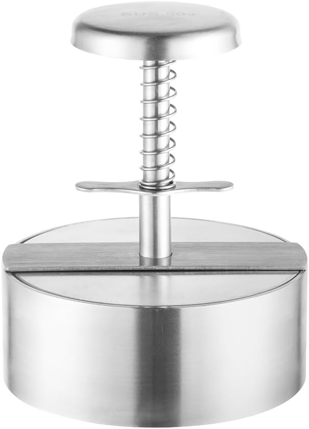 Prensa hamburguesas acero inox 304 moldeador 4.5