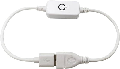 Interruptor táctil LED USB 30cm para tira luz blanca
