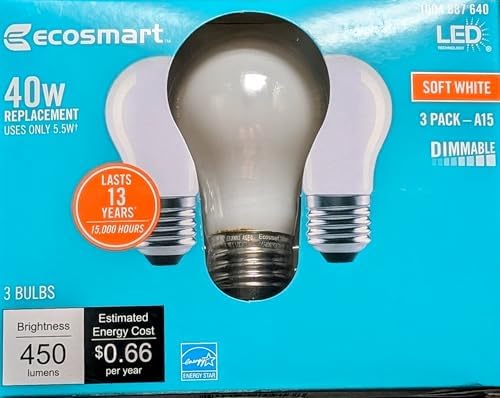Pack 3 Bombillas LED 40W Blanco Suave