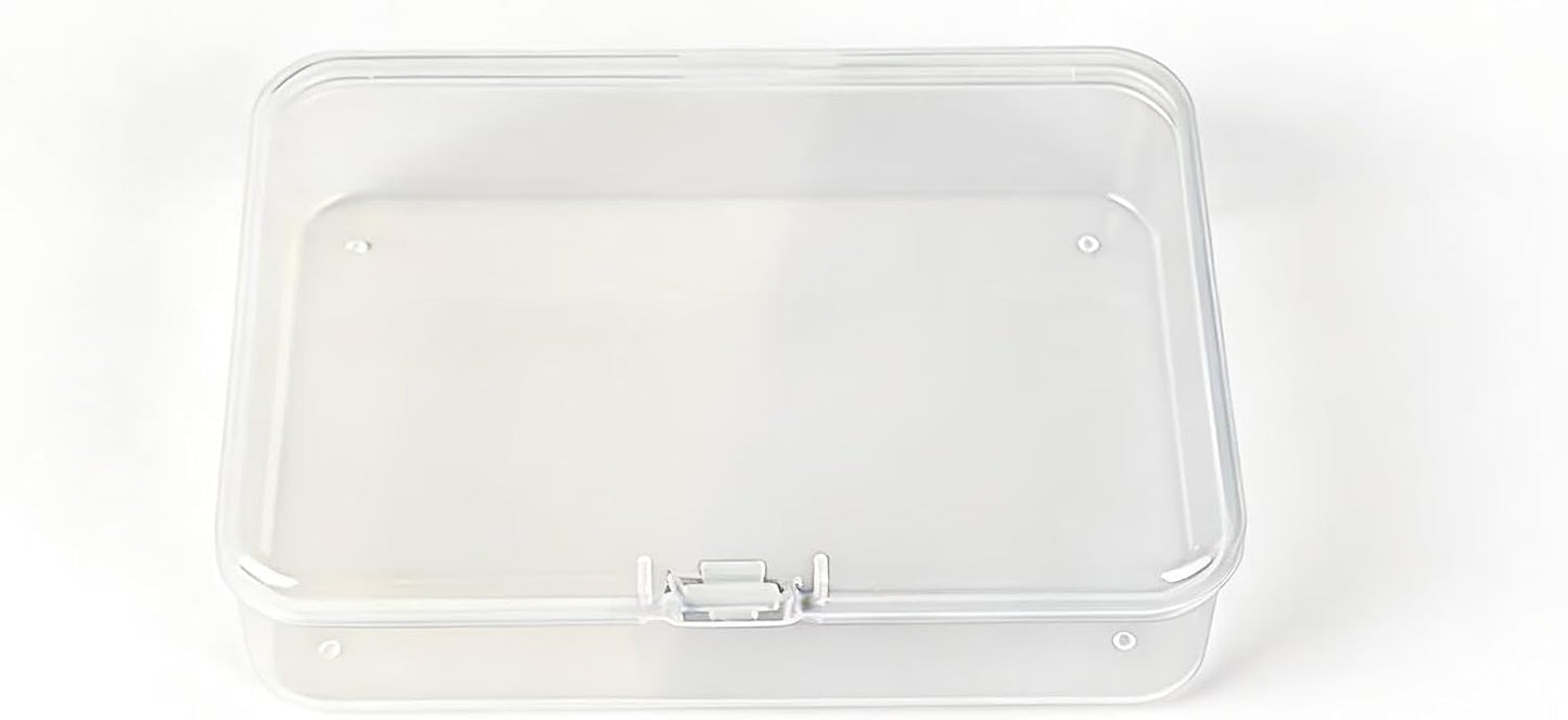 Caja plástica transparente para tarjetas set 6
