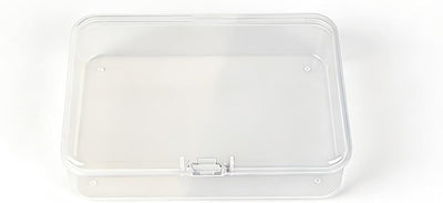 Caja plástica transparente para tarjetas set 6