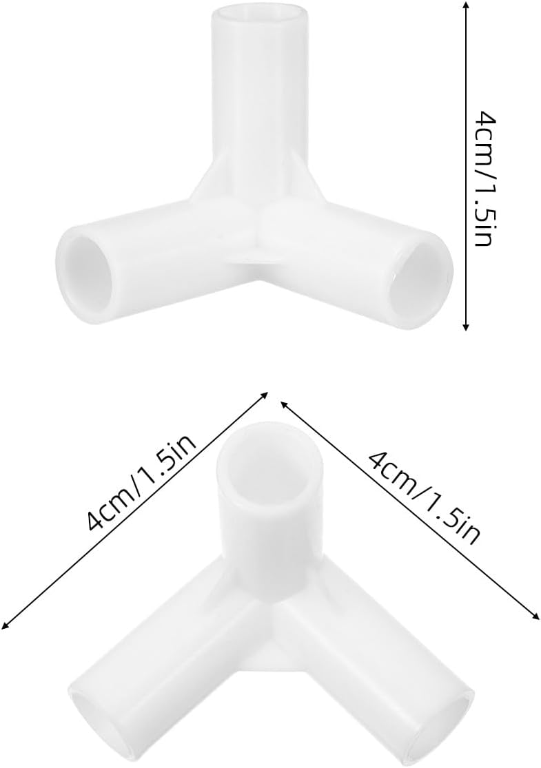 Conectores estante almacenamiento modulares 3 vías 0.512pulg