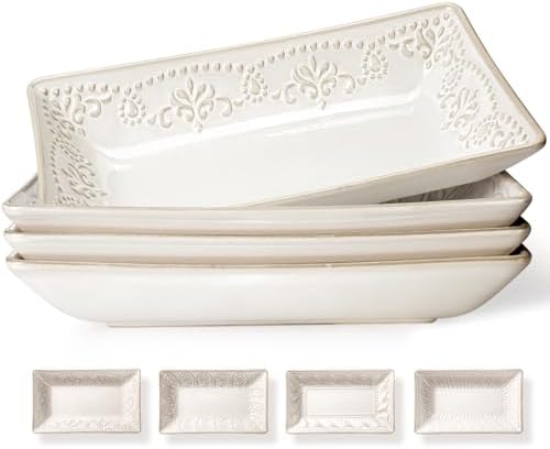 Set Cuencos Cerámica 9.85pulg Con Asas Tapas y Utensilios
