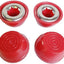Tapacubos comp Red Wagon para acero y madera 1/2pulg roja