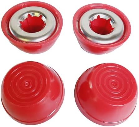 Tapacubos comp Red Wagon para acero y madera 1/2pulg roja