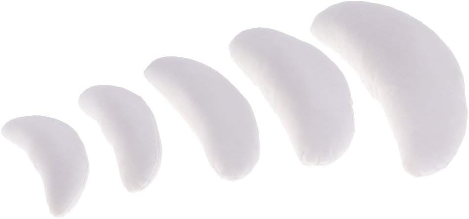 5 Pzas Apoyo Posado Bebé Luna Almohada Cesta Blanco