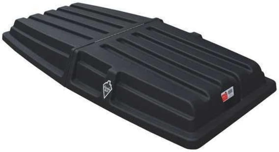 Tapa inclinable camión negra bisagras 72pulg