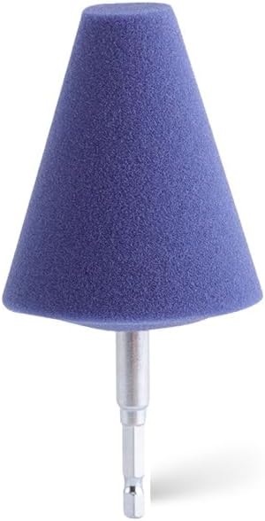 Cono pulido T80 azul para taladro rueda auto