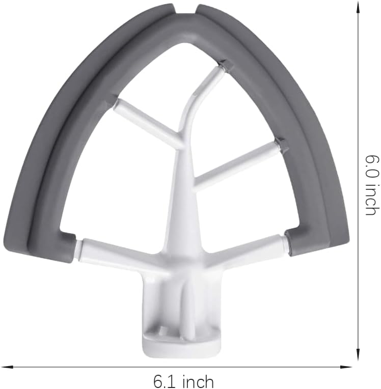 Batidor de borde flexible KitchenAid para 4.5 a 5 cuartos de galón