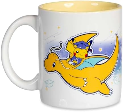 Taza Pokémon Pikachu y Dragonita 11 oz