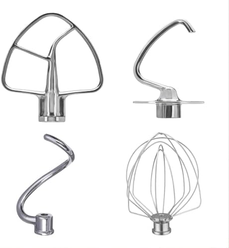 Set 4 Pzas Acero Inox para Mezcladora KitchenAid