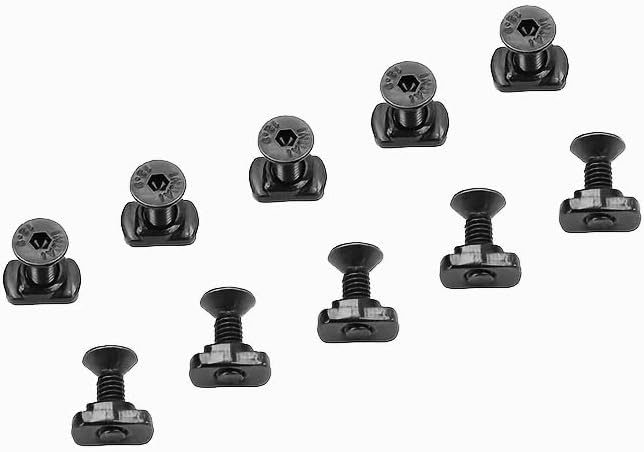10 Fijaciones Parachoques Tuercas M4 x 0.472pulg Llave Hex