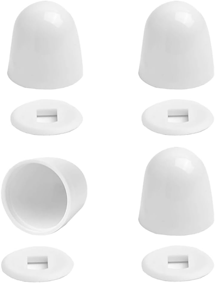 Tapas pernos inodoro decorativas 4 pzas 1.5pulg