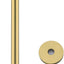 Brazo ducha fijo techo 12pulg conexión 1/2 bronce champán
