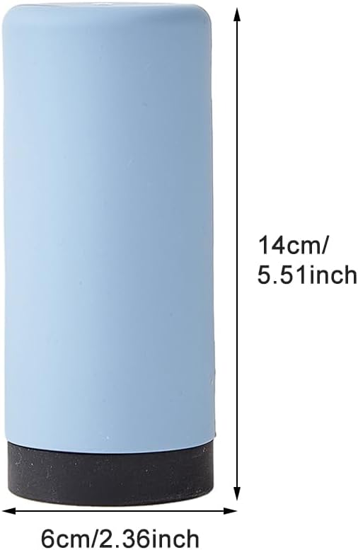 Dispensador jabón silicona cocina baño color azul