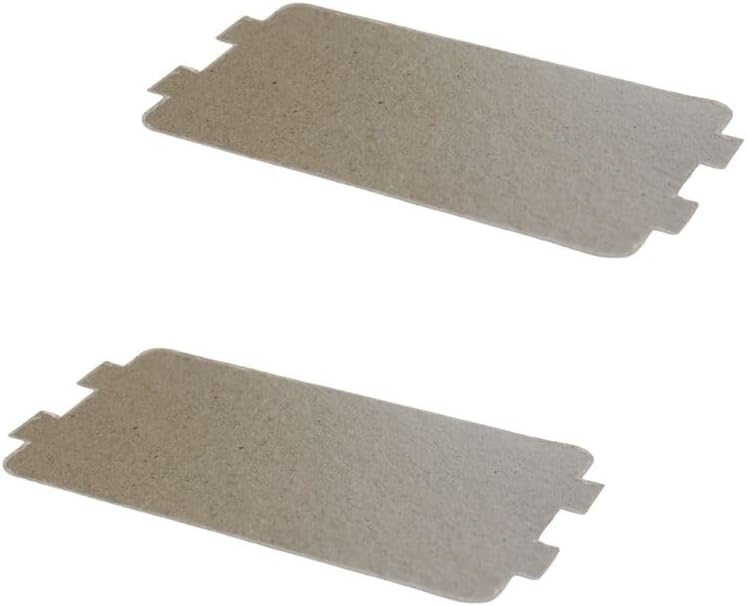 2 Placas Cubierta Microondas 4.6x2.53pulg Mica
