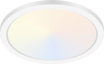 Lámpara LED techo 12pulg redonda 24W 2800lm para baño dormitorio