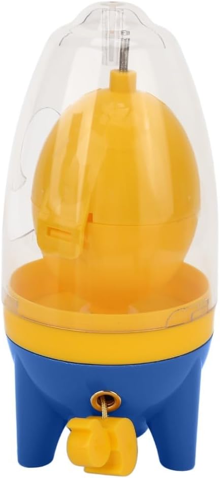 Molinillo huevos portátil con almohadilla silicona azul