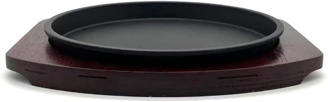 Plato de fajita de hierro fundido 9 pulgadas