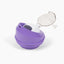 Vaso portátil de cereales con tapa CrunchCover morado