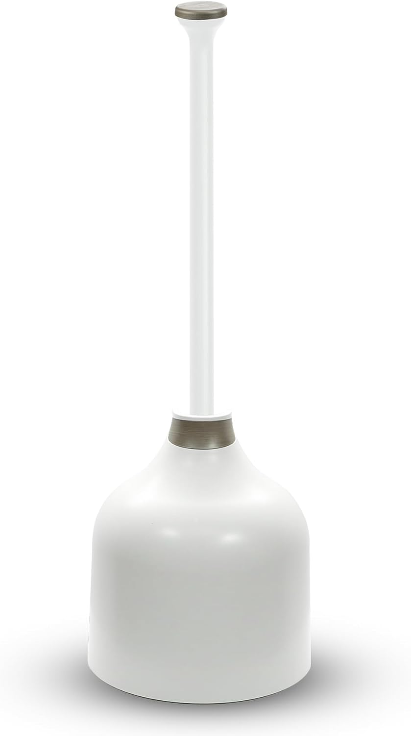 Émbolo inodoro soporte color blanco