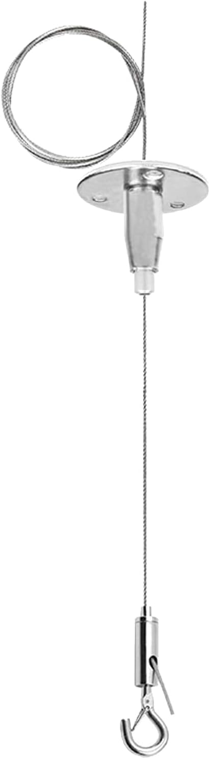 Cable suspensión ajustable 1m con gancho 2 Uds