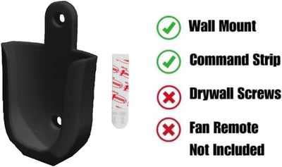 Soporte pared Hunter transmisores negro