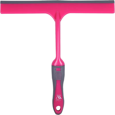 Limpiador superficies con escobilla ducha rosa