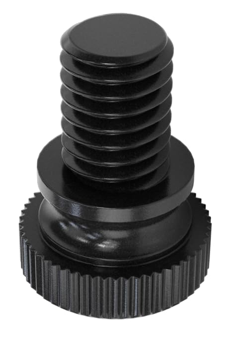 Tornillos pulgar nylon 3/8-16 10 negros 1/2
