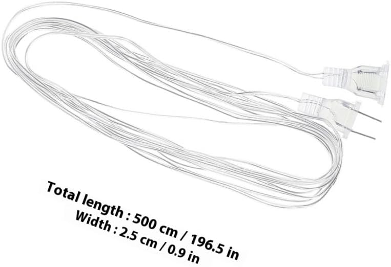 Cable extensión LED para decoración techo fiesta con enchufe