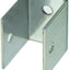 Soporte en U acero inox cepillado para paneles 1pulg set 10
