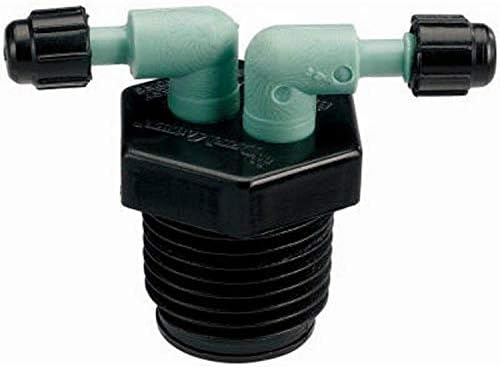 Colector riego goteo 2 puertos MPT