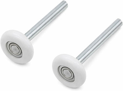 Rodillos nailon puerta garaje 2pulg vástago 4pulg suave
