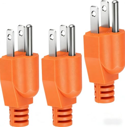 Conector tierra neutra NEMA 5-15P con cobre para generador portátil
