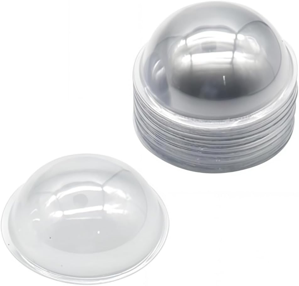 20 Pzas Cúpula Plástico Transparente para Cajas Caramelo
