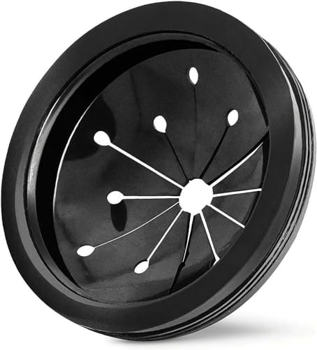 Protector salpicaduras fregadero 3pulg negro