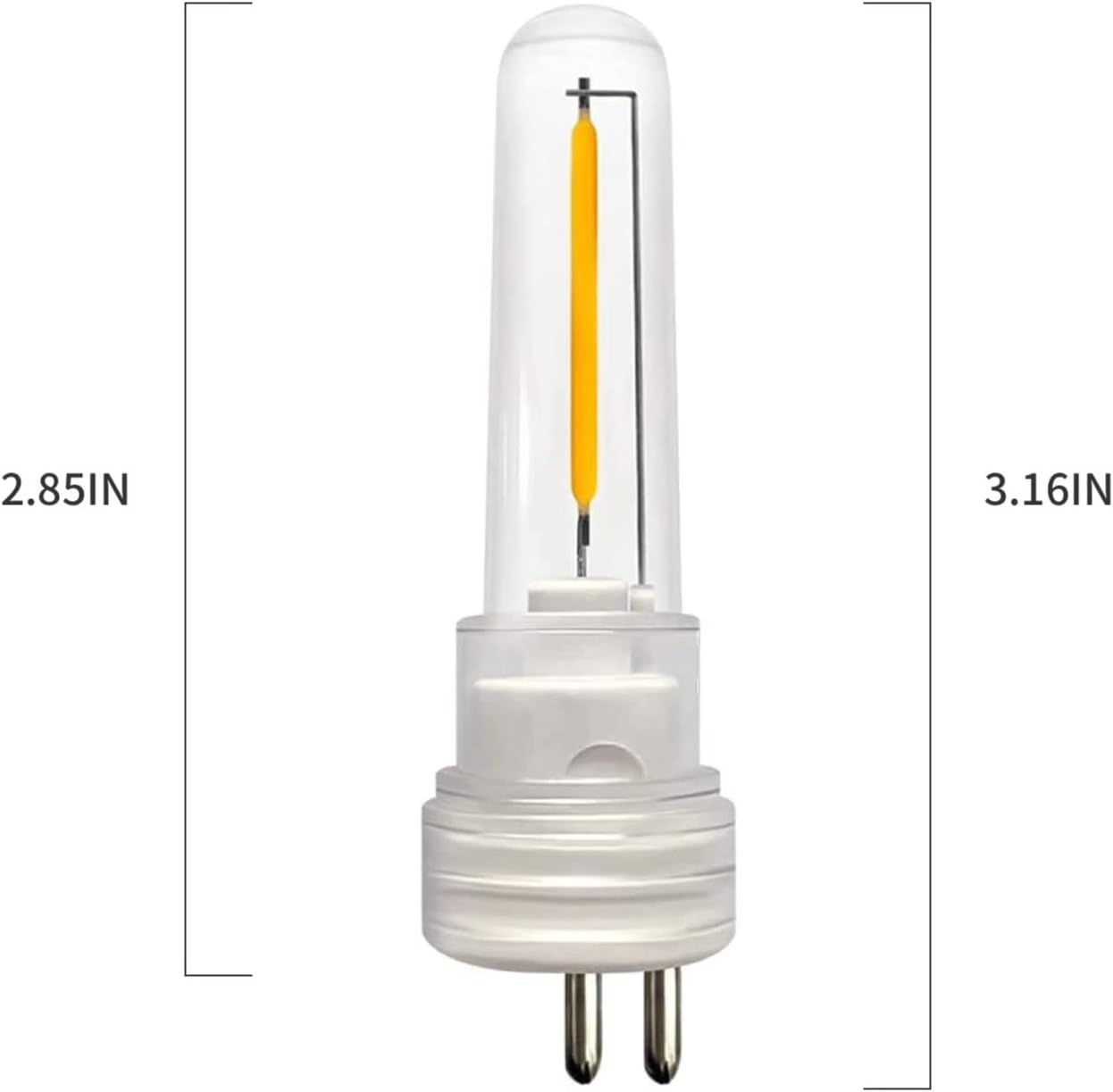6 Bombillas S14 LED Cadena Luces Exterior 1.5W