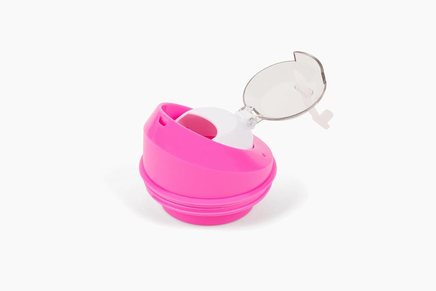 Vaso portátil de cereales con tapa CrunchCover Rosa