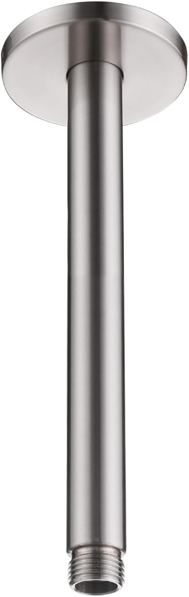 Brazo ducha techo 8pulg níquel acero inox 304