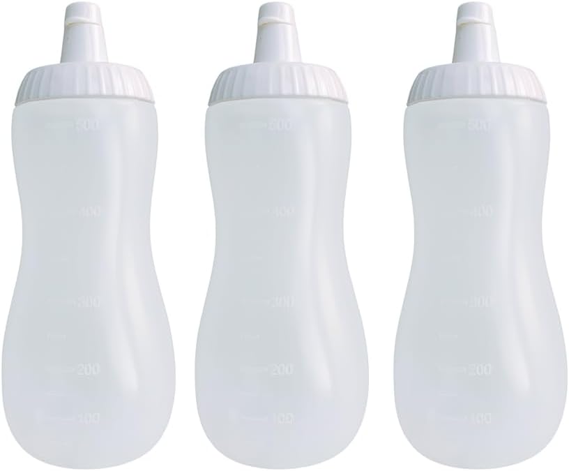 Paquete de 3 botellas dispensadoras de condimentos recargables