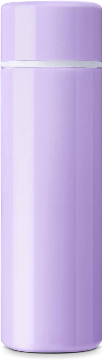 Mini botella acero inox 4.4oz a prueba de fugas para mujer y niño